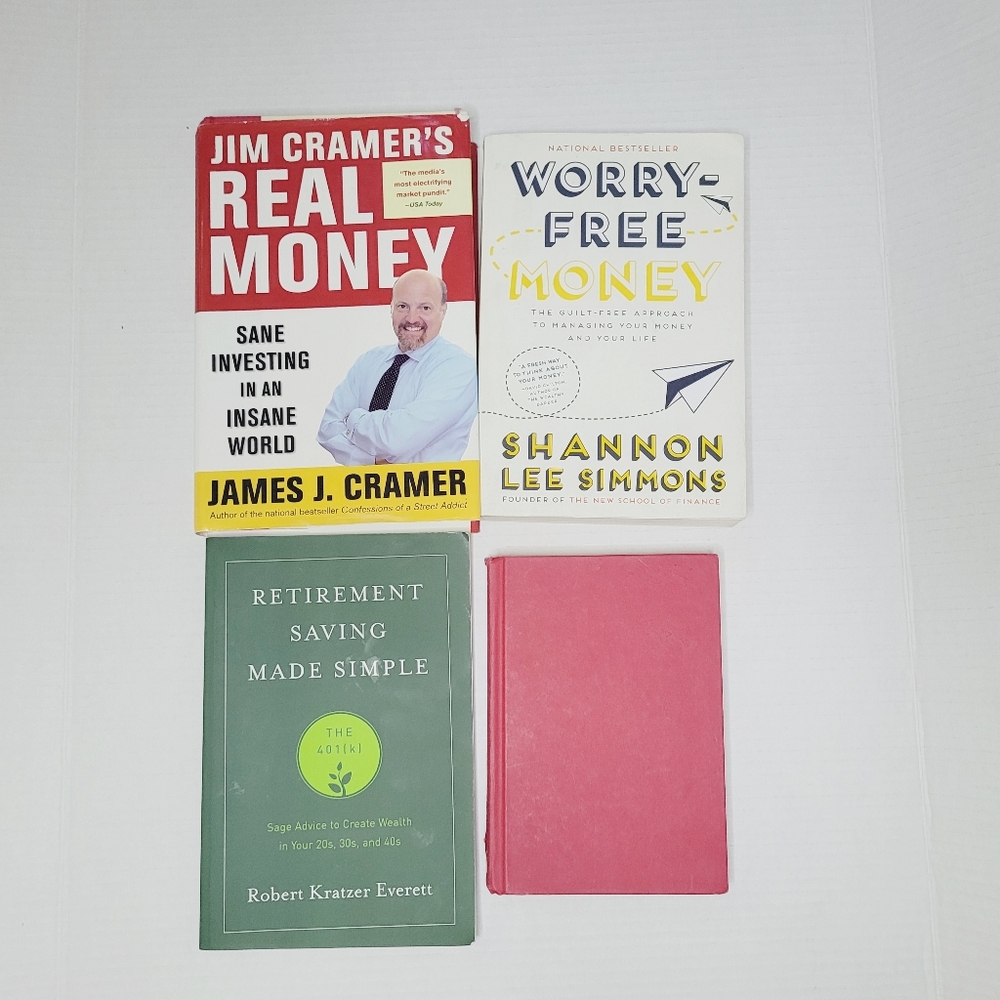 Lot of 4 Books Investing Finance Money The Little Book of Common Sense Investing